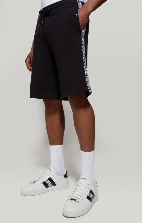 dirk bikkembergs Men's shorts with double tape