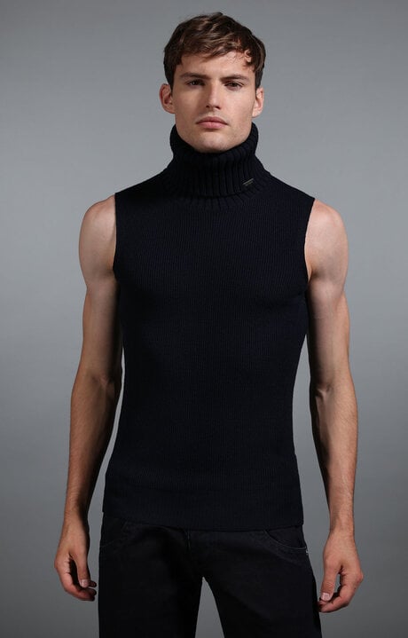 Dirk Bikkembergs Men's Sleeveless Turtleneck