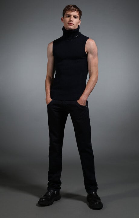 Dirk Bikkembergs Men's Sleeveless Turtleneck