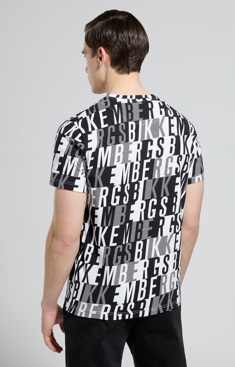 Dirk Bikkembergs Men's Slim Fit Camouflage T-shirt