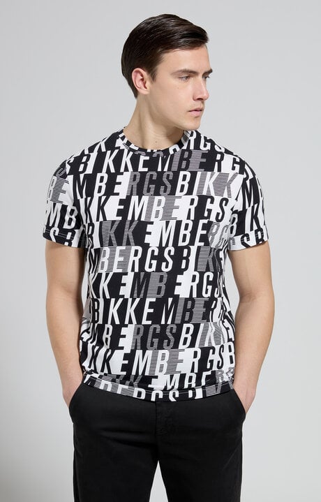 Dirk Bikkembergs Men's Slim Fit Camouflage T-shirt