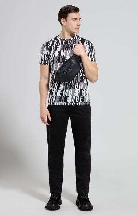 Dirk Bikkembergs Men's Slim Fit Camouflage T-shirt