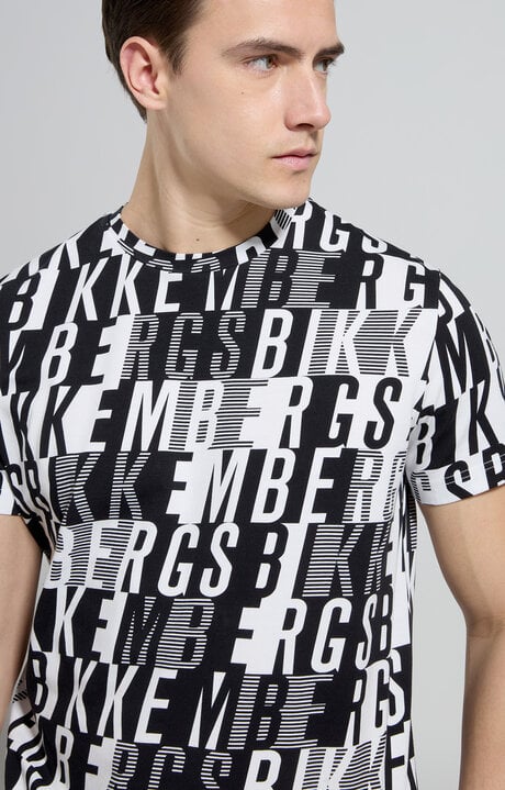 dirk bikkembergs Men's slim fit camouflage T-shirt