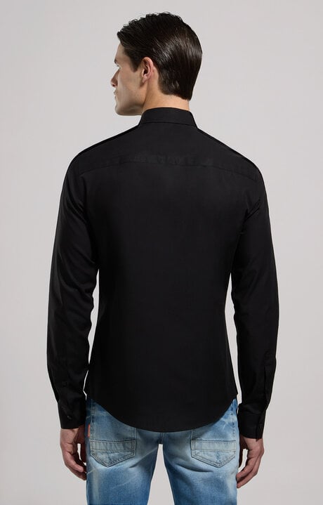 Dirk Bikkembergs Men's Slim Fit Gingham Shirt