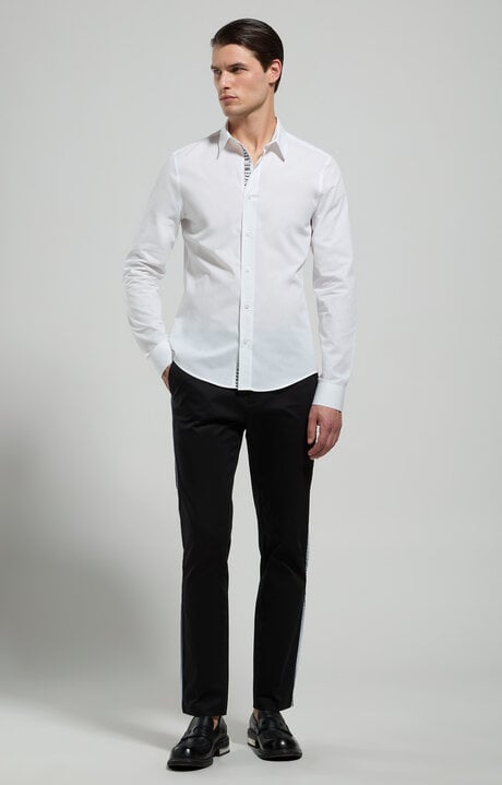 Dirk Bikkembergs Men's Slim Fit Gingham Shirt