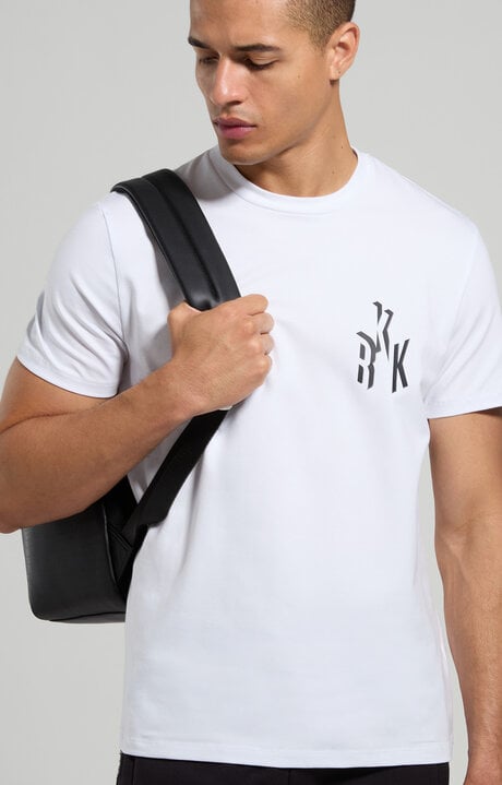 dirk bikkembergs Men's slim fit logo T-shirt