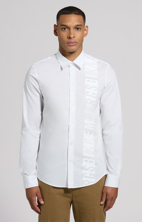 Dirk Bikkembergs Men's Slim Fit Print Shirt