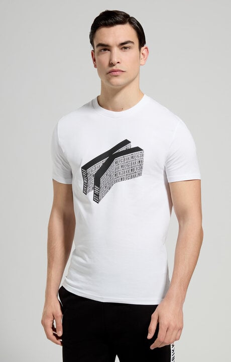 Dirk Bikkembergs Men's Slim Fit Print T-shirt