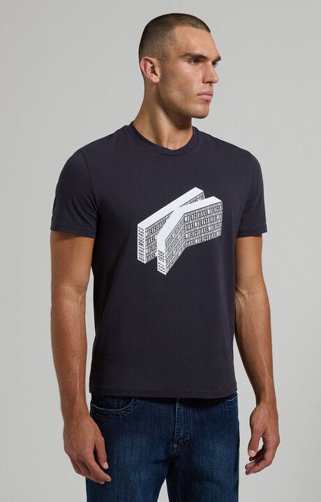 Dirk Bikkembergs Men's Slim Fit Print T-shirt