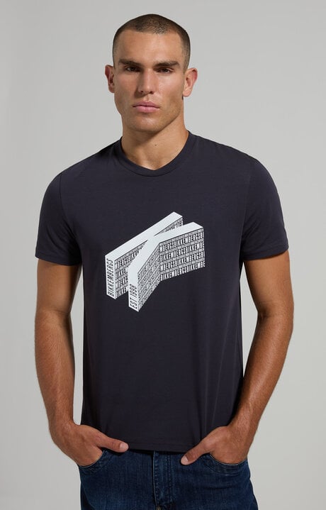 dirk bikkembergs Men's slim fit print T-shirt