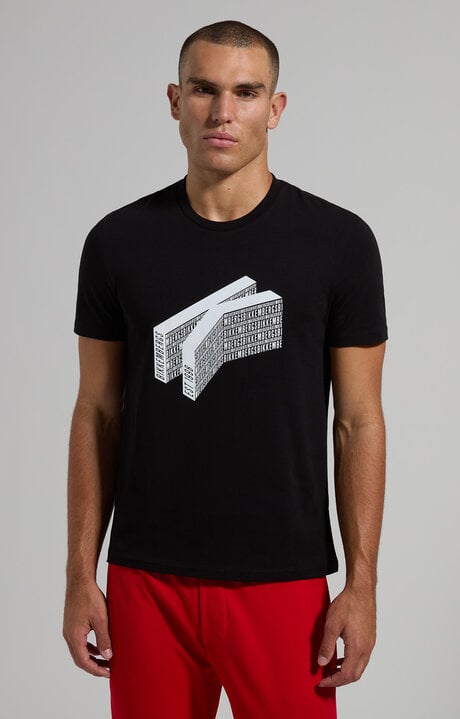 Dirk Bikkembergs Men's Slim Fit Print T-shirt