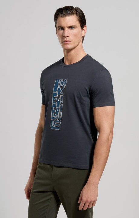 Dirk Bikkembergs Men's Slim Fit Print T-shirt