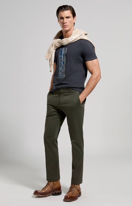 Dirk Bikkembergs Men's Slim Fit Print T-shirt