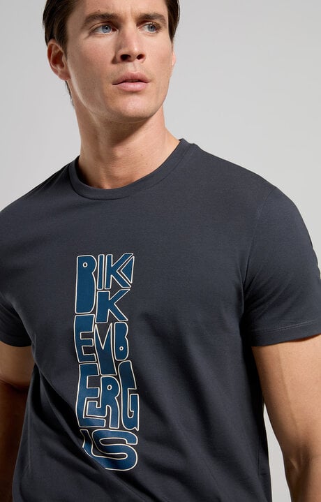 dirk bikkembergs Men's slim fit print T-shirt