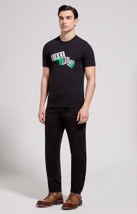 Dirk Bikkembergs Men's Slim Fit Print T-shirt