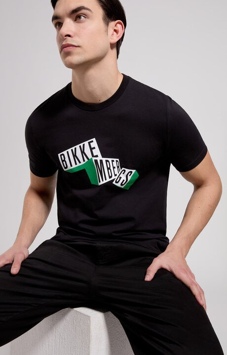 dirk bikkembergs Men's slim fit print T-shirt