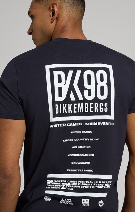 dirk bikkembergs Men's slim fit print T-shirt
