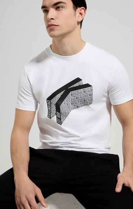 dirk bikkembergs Men's slim fit print T-shirt