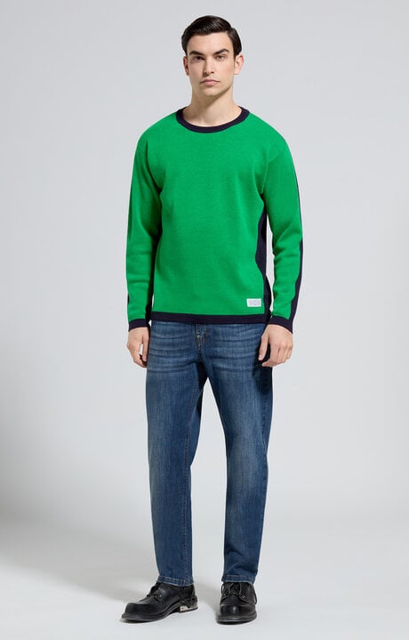 Dirk Bikkembergs Men's Slim Fit Wool Pullover