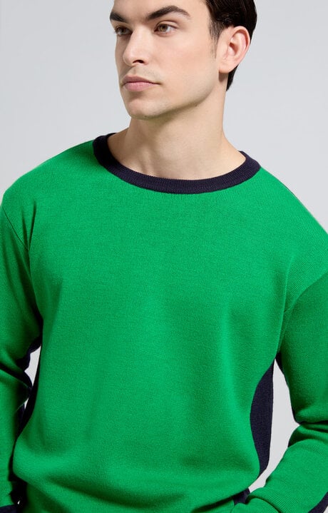 dirk bikkembergs Men's slim fit wool pullover