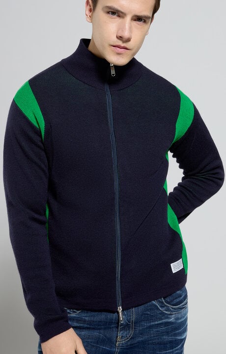 dirk bikkembergs Men's slim fit wool pullover