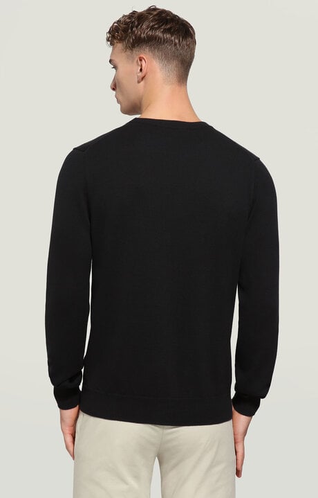 Dirk Bikkembergs Men's Sweater With Intarsia
