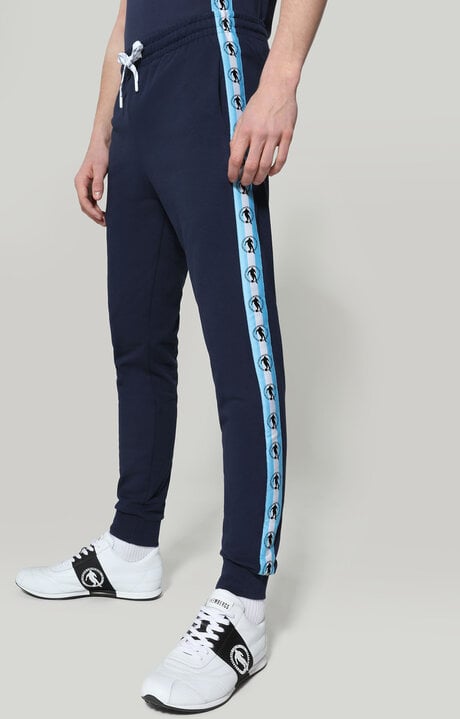 dirk bikkembergs Men's sweatpants with tape