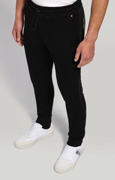 dirk bikkembergs Men's sweatpants with tape