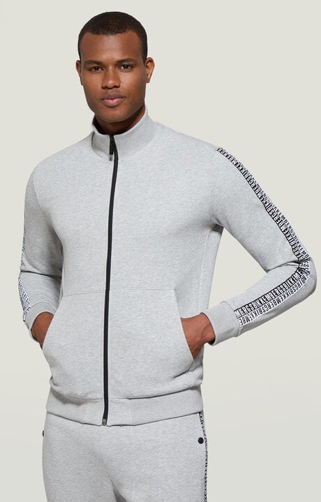 Dirk Bikkembergs Men's Sweatshirt With Double Tape