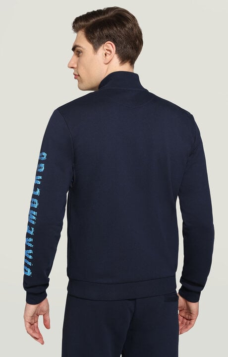 Dirk Bikkembergs Men's Sweatshirt With Liquid Logo