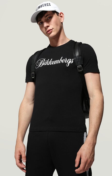 dirk bikkembergs Men's T-Shirt cursive logo