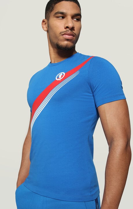 dirk bikkembergs Men's T-shirt with contrast print