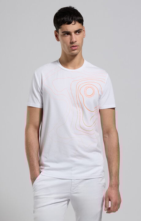 Dirk Bikkembergs Men's T-shirt With Fluo Print