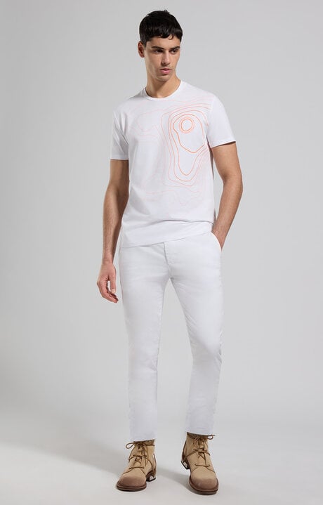 Dirk Bikkembergs Men's T-shirt With Fluo Print