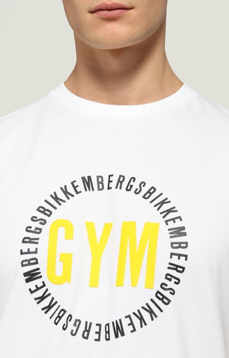 Dirk Bikkembergs Men's T-shirt With GYM Print