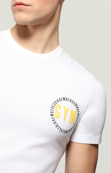 Dirk Bikkembergs Men's T-shirt With Gym Print