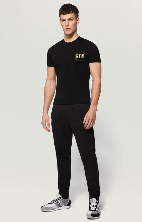 Dirk Bikkembergs Men's T-shirt With Gym Print
