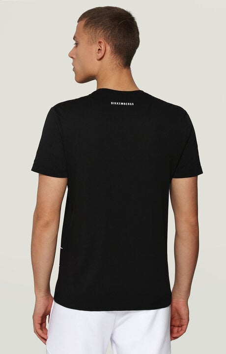 Dirk Bikkembergs Men's T-shirt With Hexagon Print
