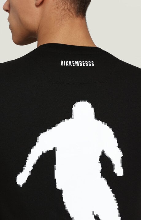 Dirk Bikkembergs Men's T-shirt With Pixel Print