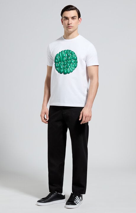 Dirk Bikkembergs Men's T-shirt With Pop Print