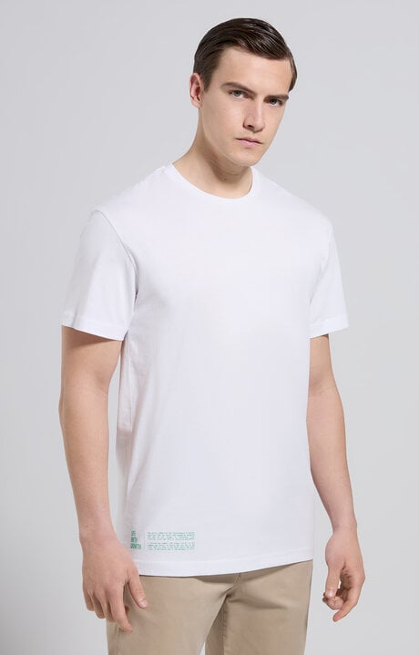 Dirk Bikkembergs Men's T-shirt With Print On Back