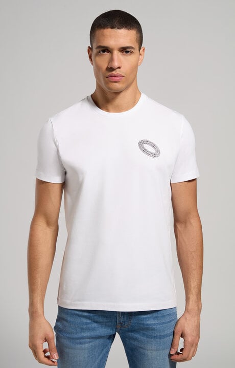 Dirk Bikkembergs Men's T-shirt With Printed Back