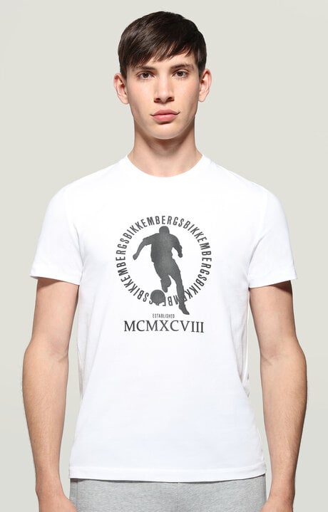 Dirk Bikkembergs Men's T-shirt With Raised Print