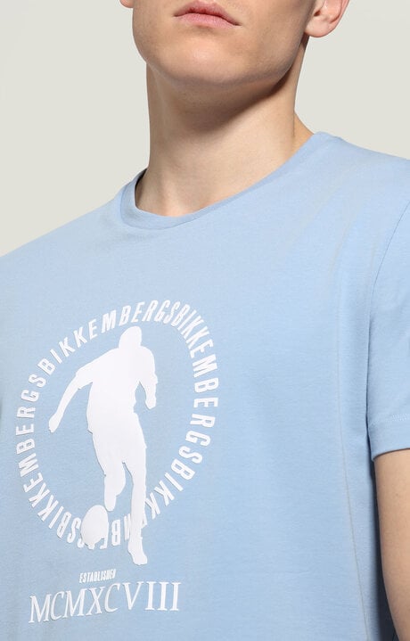 Dirk Bikkembergs Men's T-shirt With Raised Print