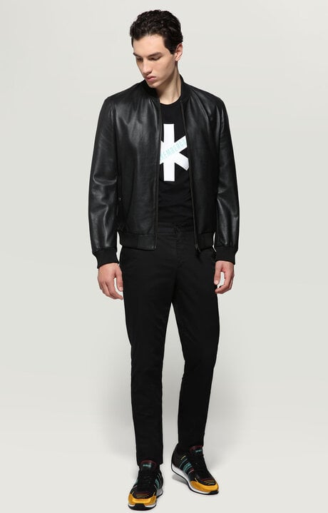 Dirk Bikkembergs Men's T-shirt With Rubber Print