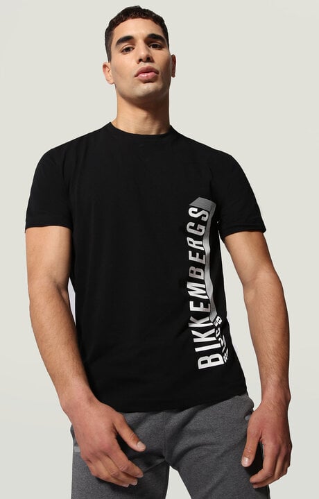 dirk bikkembergs Men's T-shirt with rubber print