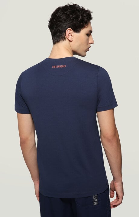Dirk Bikkembergs Men's T-shirt With Soccer Print