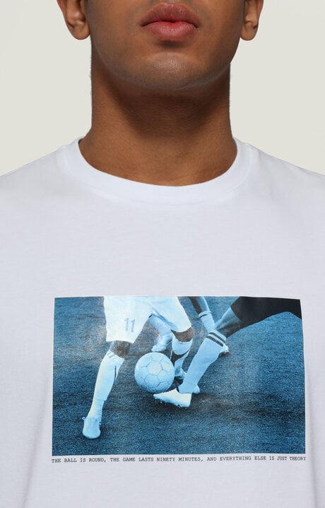 Dirk Bikkembergs Men's T-shirt With Soccer Print