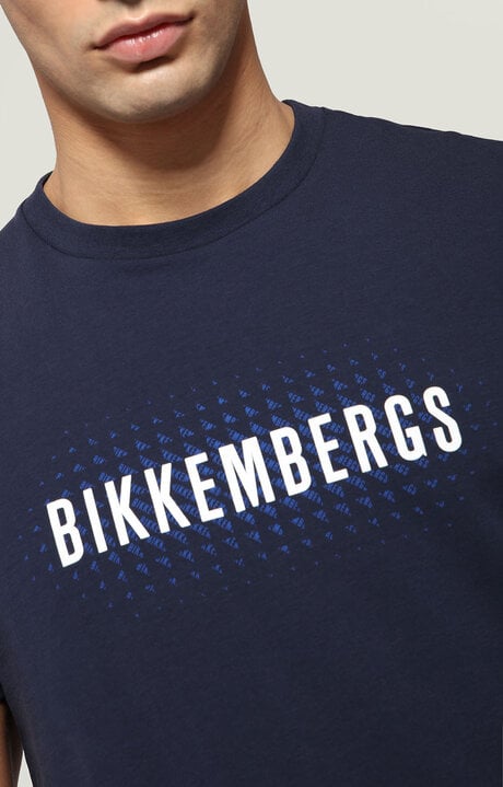 Dirk Bikkembergs Men's T-shirt With Textured Print