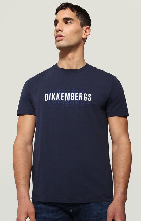 dirk bikkembergs Men's T-shirt with textured print